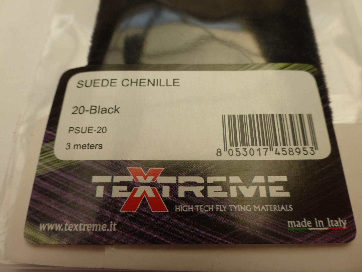 Suede Chenille - 20 Black
